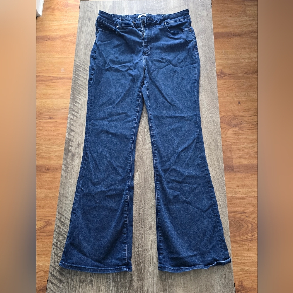 Nine West Dark Blue Flare Jeans